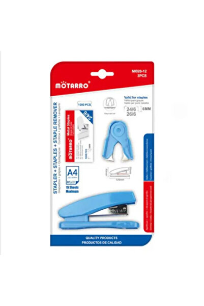 MOTARRO Stapler Set with Remover MI020-12, Office & School Stapler Kit with S...