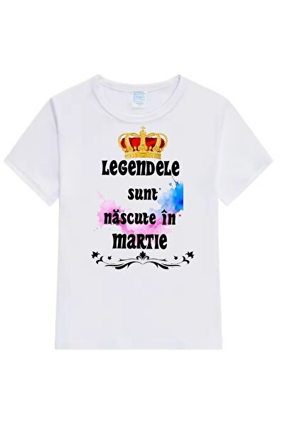 MARİ Personalized T-shirt "March", white