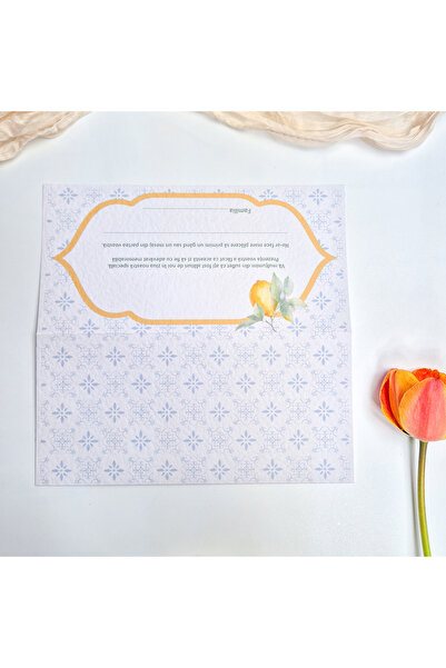 Creative Kappa Set 20 Plicuri bani nuntă lemon full print