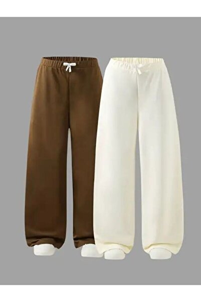 VESTIR BIEN Непечатан детски спортен екип с ленти, състоящ се от 2 части