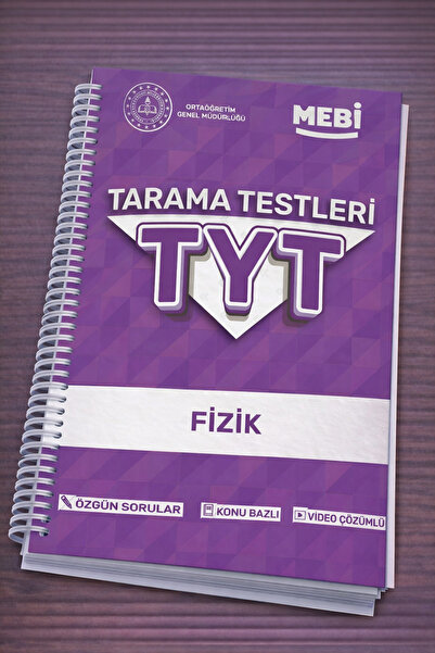 Yetsis Yayınları TYT Fizik Tarama Testleri