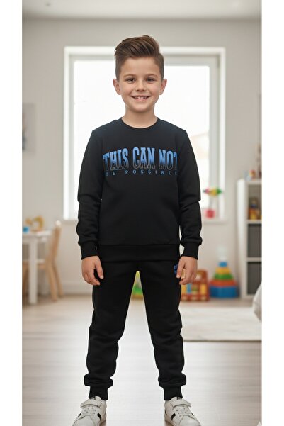 Edelweiss Boy's 3 Thread Non-Shardon Tracksuit Set