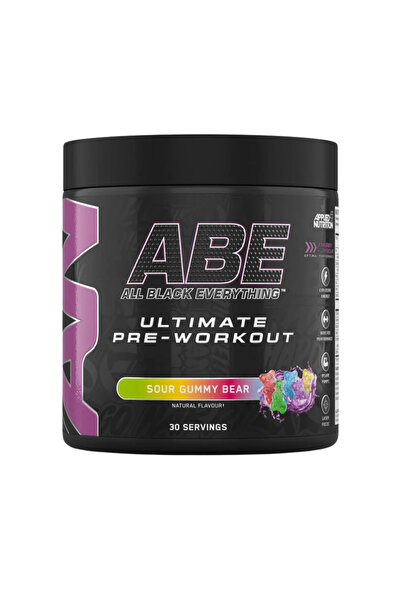 applied nutration ABE Sour Gummy Bear Energy Powder - 30 Servings