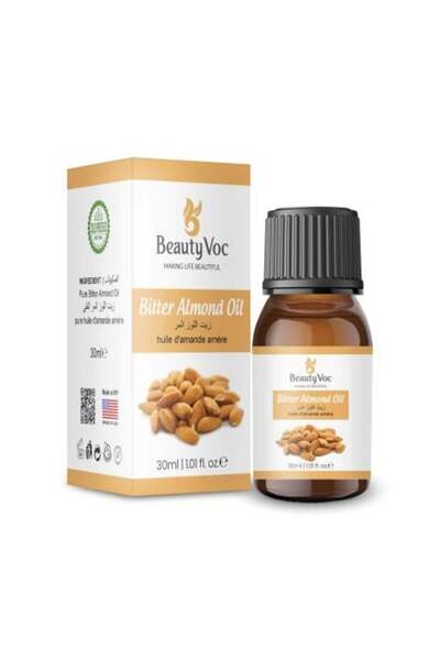 Beauty Voc زيت اللوز المر من بيوتي فوك 30 مل