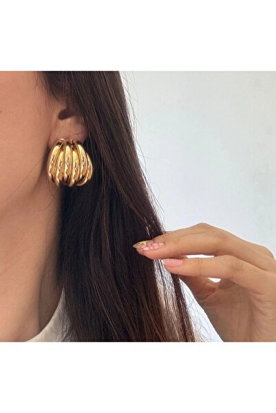 Serra النحاس الذهب اللون خمر النساء أقراط مجوهرات اكسسوارات