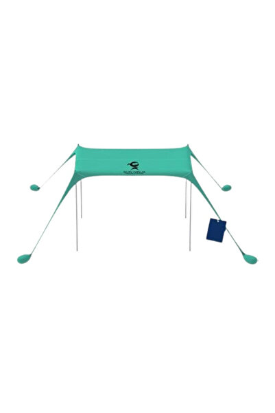 SUN NINJA Beach tent, 120 x 80 cm, quick installation, UV protection, 4 alumi...