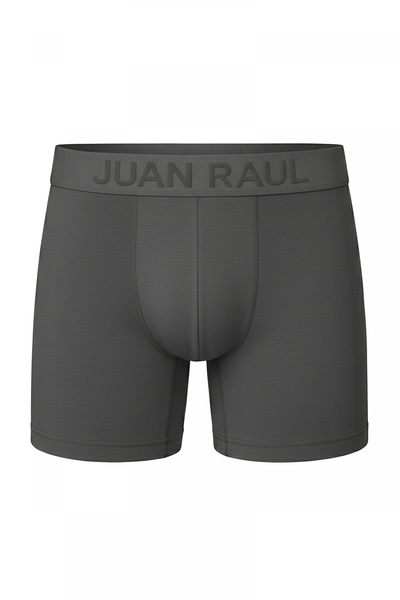 DeepSEA Чоловічі антрацитові бавовняні боксери з еластаном – Ultra Konfor – В...