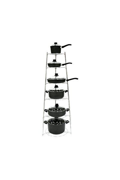 Arshia Arshia 6-Tier Utensil Rack – Smart Organization for a Tidy Kitchen