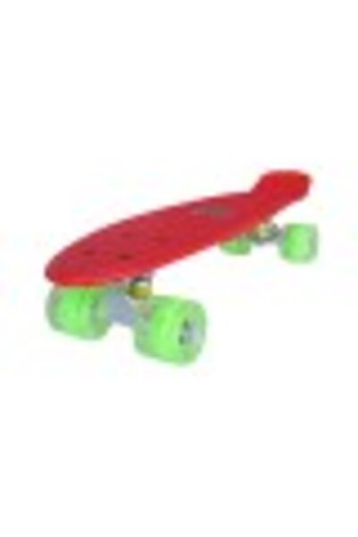 SPORTMANN Placă Mad Cruiser Penny cu roți LED ABEC 7-Roșu