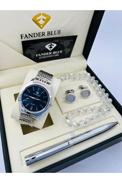 FANDER BLUE Men's Steel Set - Fundablo Blue Dial