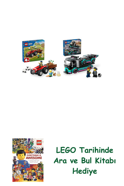 Bloomsbury Lego City Set 171 (60461 + 60406) + Δώρο βιβλίο Lego Αναζητήστε κα...