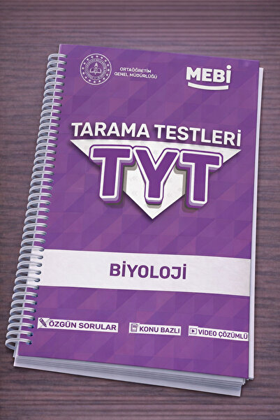 Yetsis Yayınları TYT Biyoloji Tarama Testleri