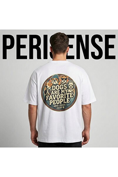 YRN COLLECTION تي شيرت للجنسين Dogs Are My Favorite People مطبوع مصنوع من الق...