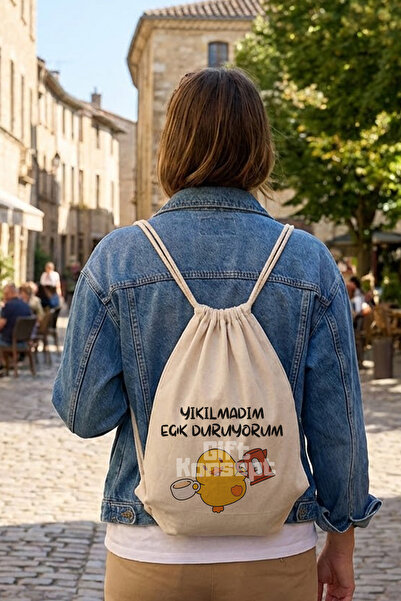 giftkonsept I'M Not Falling Down, I'M Standing Sideways Printed Gift Drawstri...