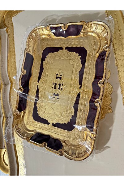 masi Esterhomedecor Single-Person Original Italian Rosewood Serving Tray