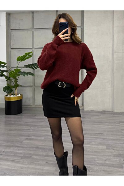 Coral Oslo Yaka Kazak 7727 Bordo