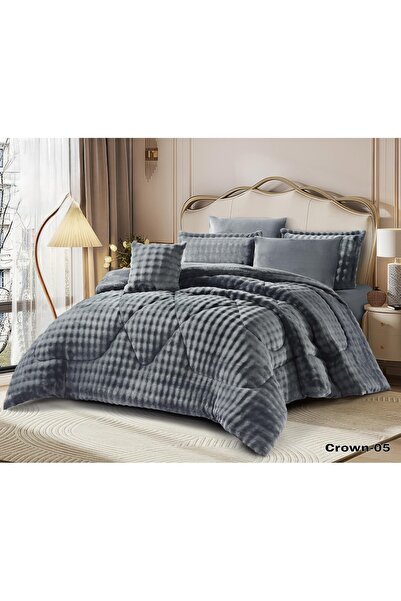 ALMIAAD Crown Double Winter Bedspread, Soft Fur, 230x250
