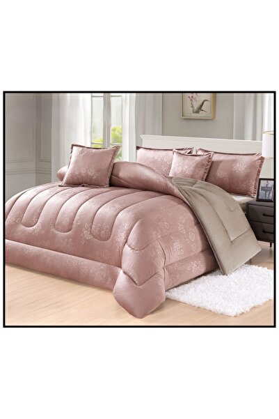 silk Double winter bedspread made of soft velvet and warm faux fur for comfor...