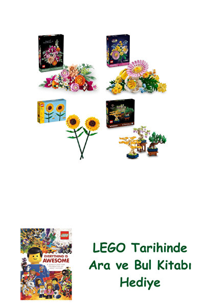 Bloomsbury مجموعة النباتات 236 (10342 + 10347 + 40524 + 10373) + هدية كتاب ال...