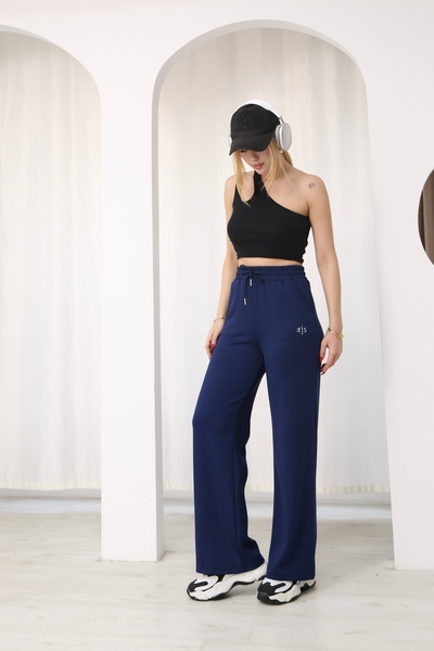 Sporza Women's Modal Wide Leg High Waist Sweatpants