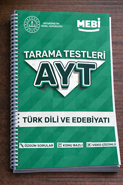 Yetsis Yayınları AYT Türk Dili ve Edebiyatı Tarama Testleri