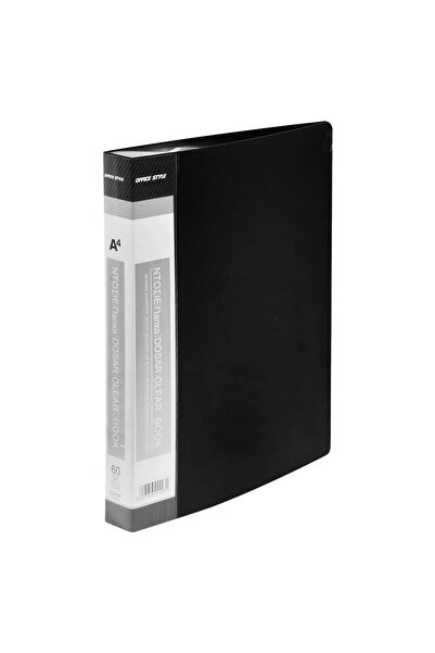 OEM Black A4 Folder with 60 Transparent Sheets