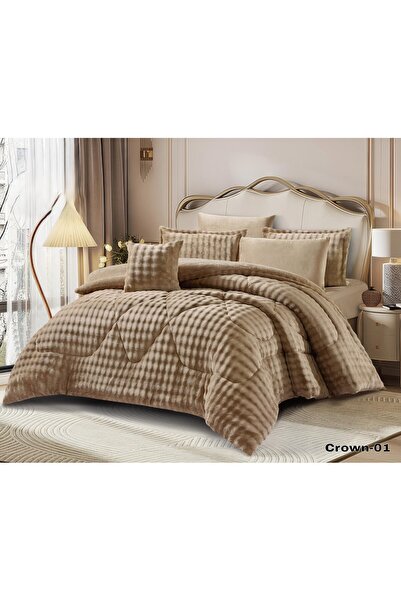 ALMIAAD Crown Double Winter Bedspread, Soft Fur, 230x250