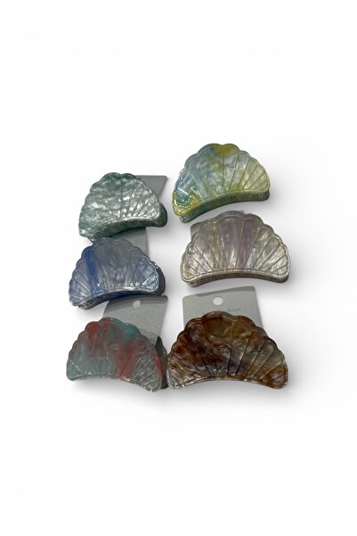 Blotch Seashell Bone Clasp 8 cm - 6 Pieces