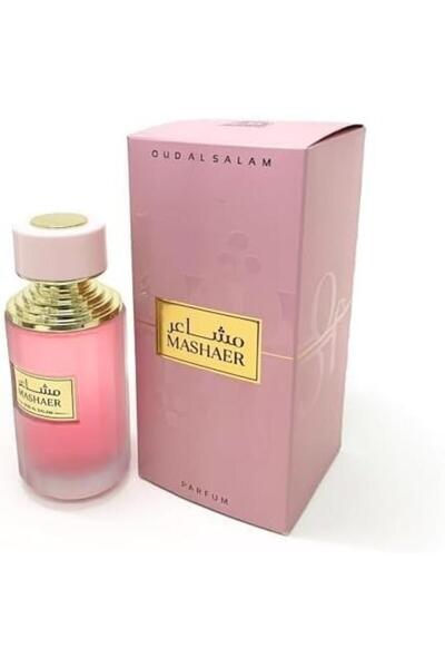 Oud Al Salam Mashaer Parfum, Pink and Gold, Luxury Arabic Fragrance