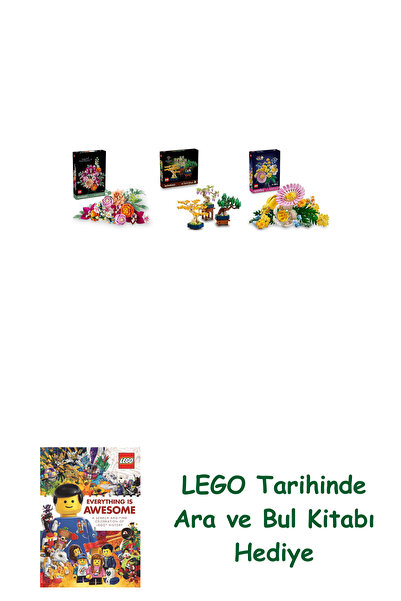 Bloomsbury Botanicals Seti 115 (10342 + 10373 + 10347) + Ara ve Bul Kitabı He...