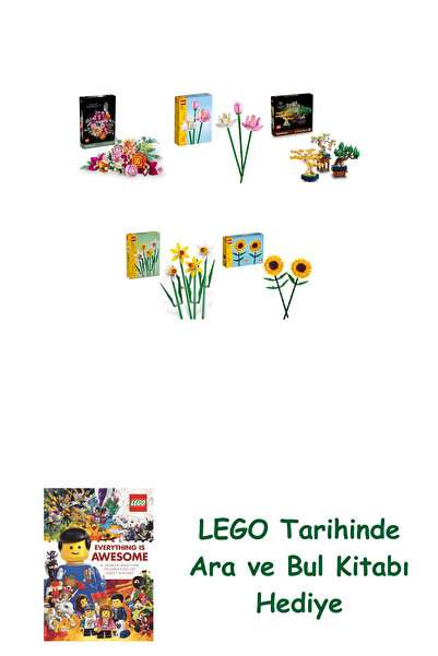 Bloomsbury مجموعة النباتات 329 (10342 + 40647 + 10373 + 40747 + 40524) + كتاب...