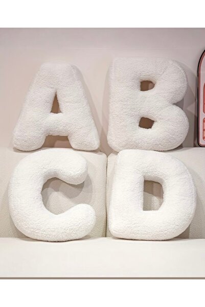 Yastıkland HARFLİ PELUŞ YASTIK SEVGİLİYE HEDİYE TASARIM YASTIK (HANGİ HARFİ İ...