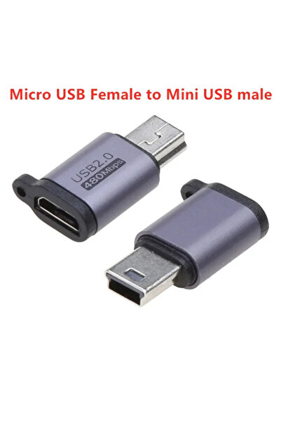 Choice6 محول VIKEFON من نوع USB-C صغير إلى صغير، محولات USB-C إلى صغير إلى صغ...