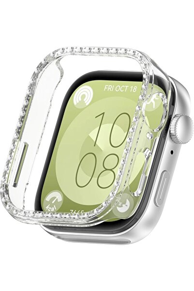 Dexmon Huawei Fit 3 Compatible Stony Color Case and Screen Protector