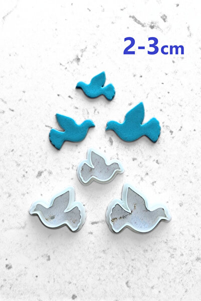 WE3D Pigeon - Polymer Clay Ceramic Dough Mold Set 2-2.5-3cm