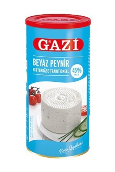 gazi Beyaz Peynir %45 Yağ Net Ağırlık 800gr Brüt Ağırlık 1500gr