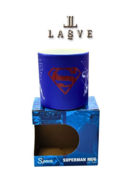 Superman New Season Special Design Patterned Mug with Handle in Modern Specia...