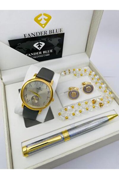 FANDER BLUE طقم جلد رجالي - فوندابلو