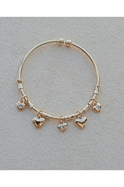 YSX JEWELRY YSX HEWELRY أصفاد على شكل قلب مفتوح مرصعة بالأحجار