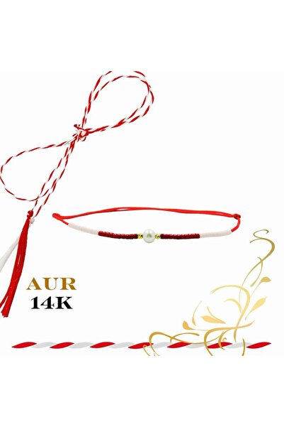 OEM Martisor 14K gold bracelet – pearl, miyuki beads and balls