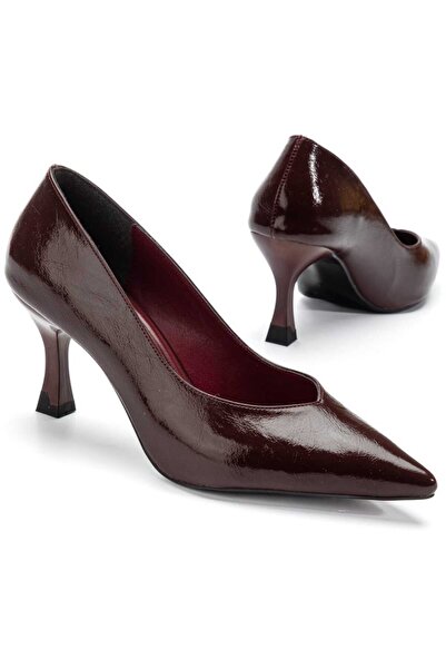 CHICELLA Berlin Burgundy Women's High Heel Shoes Stiletto