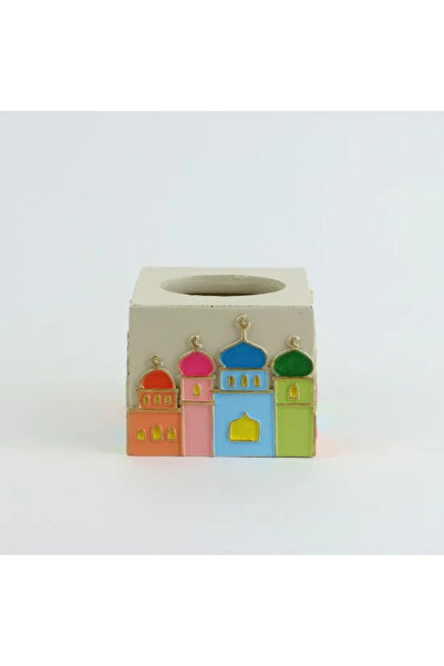 Generic Ramadan tissue box, beige and colored