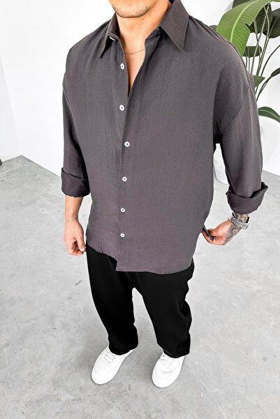 HAFKAGİYİM Cămașă Füme Soft Premium supradimensionat