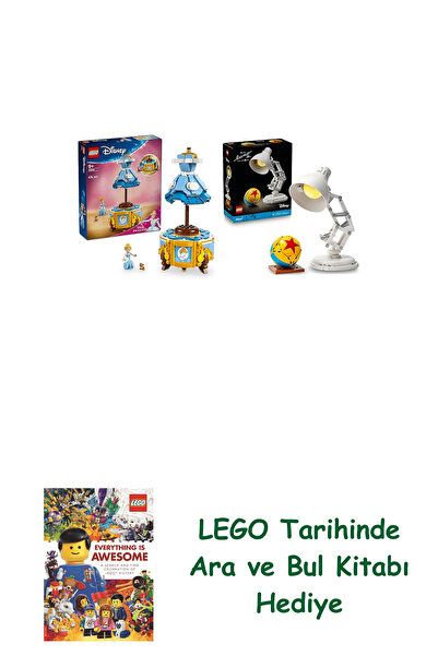 Bloomsbury مجموعة ديزني 79 (43266 + 21357) + كتاب البحث والبحث كهدية