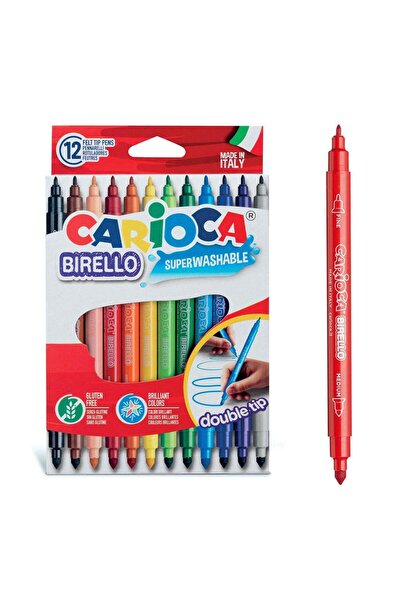 OEM Birello Carioca Thin Washable Marker Pen Set - 12 pcs