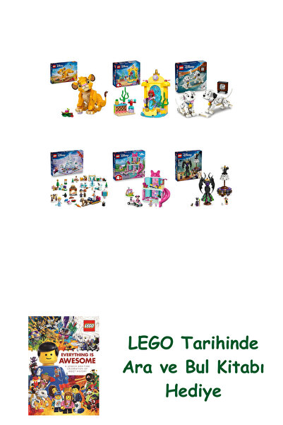 Bloomsbury مجموعة ديزني 496 (43243 + 43235 + 43271 + 43273 + 43274 + 43262) +...