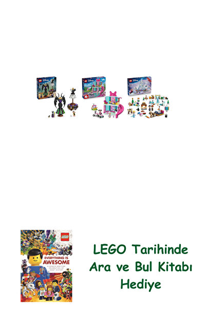 Bloomsbury مجموعة ديزني 115 (43262 + 43274 + 43273) + هدية كتاب البحث والبحث