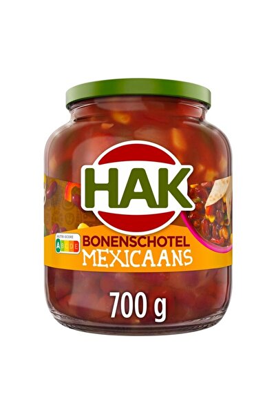 HAK Mancare de fasole mexicana gata preparata 700 g, Olanda