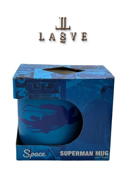 Superman New Season Special Design Patterned Mug with Handle in Modern Special Box