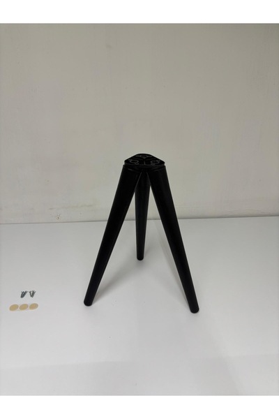 HAMADEX 40 cm siyah plastik sehpa ayağı 3adet ayak ve aparatlar